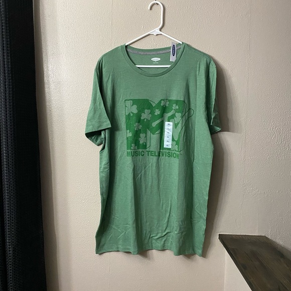 Old Navy Other - NWT green MTV T Shirt.  Size XL